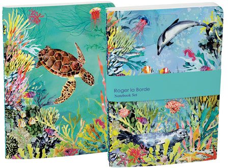 Roger la Borde Oceania A5 Softback Notebook Set featuring artwork by Fay Ford