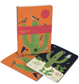 Roger la Borde Cactus Grove A5 Softback Notebook Set featuring artwork by Lara Hawthorne