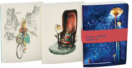 Roger la Borde Mondoodle A6 Softback Notebook Set featuring artwork by Elise Hurst