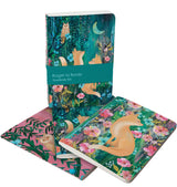 Roger la Borde Moonlit Meadow A6 Softback Notebook Set featuring artwork by Kendra Binney