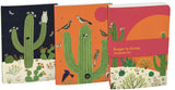 Roger la Borde Cactus Grove A6 Softback Notebook Set featuring artwork by Lara Hawthorne