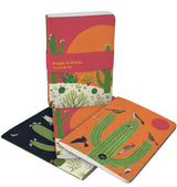 Roger la Borde Cactus Grove A6 Softback Notebook Set featuring artwork by Lara Hawthorne