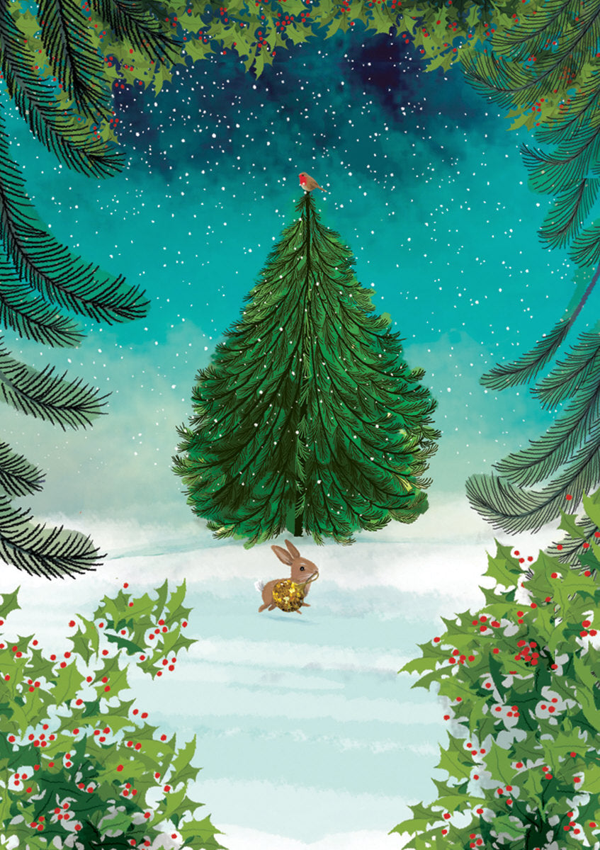 Roger la Borde Heart of the Forest Advent Calendar Greeting Card featuring artwork by Jane Newland