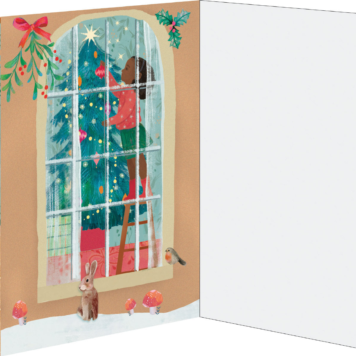 Roger la Borde A Christmas Party Advent Calendar Greeting Card featuring artwork by Kendra Binney