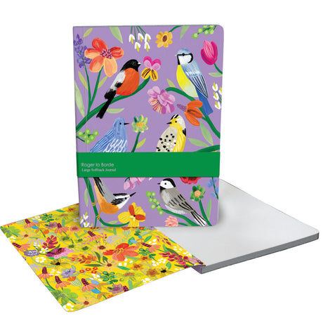 Roger la Borde Birdhaven Large Softback Journal featuring artwork by Katie Vernon