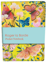 Roger la Borde Butterfly Ball Pocket Notebook featuring artwork by Kendra Binney