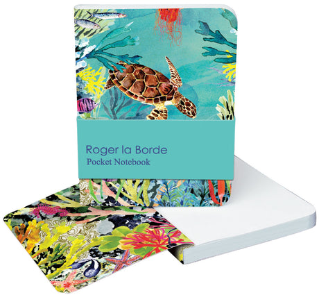 Roger la Borde Oceania Pocket Notebook featuring artwork by Fay Ford