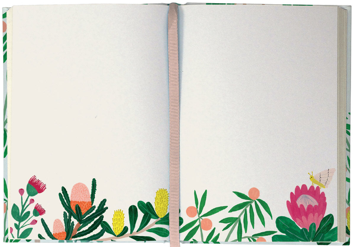 Roger la Borde King Protea Illustrated Journal featuring artwork by Kate Pugsley