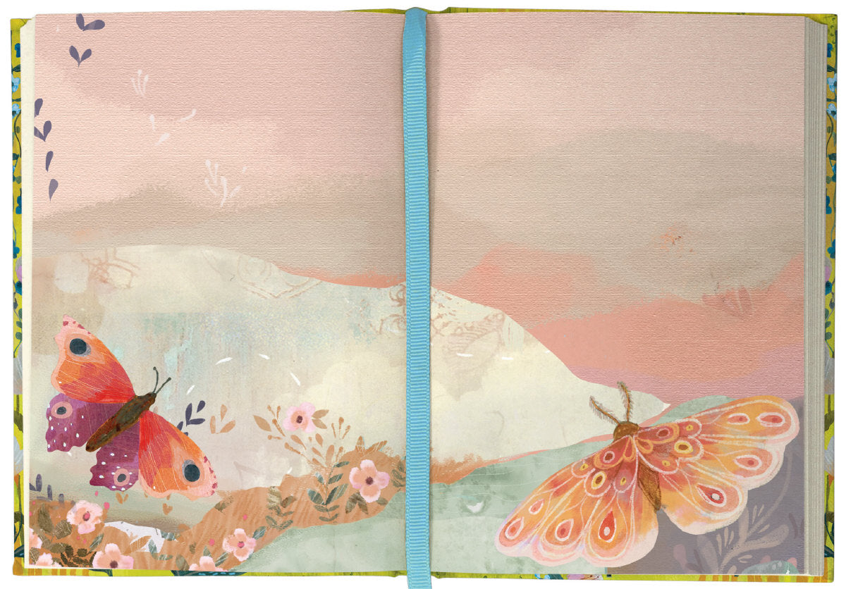 Roger la Borde Butterfly Ball Illustrated Journal featuring artwork by Kendra Binney