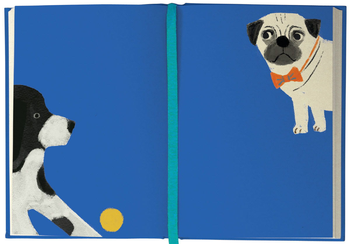 Roger la Borde Shaggy Dogs Illustrated Journal featuring artwork by Anne Bentley