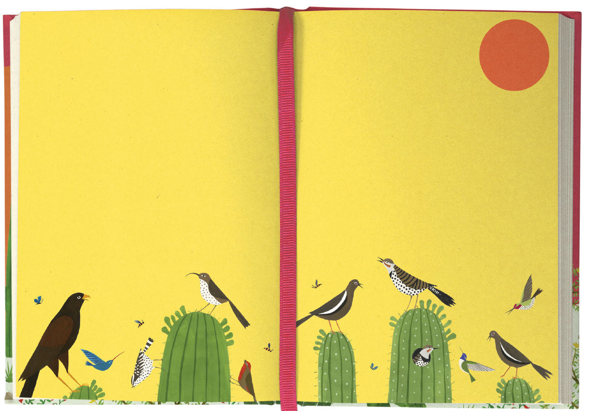 Roger la Borde Cactus Grove Illustrated Journal featuring artwork by Lara Hawthorne