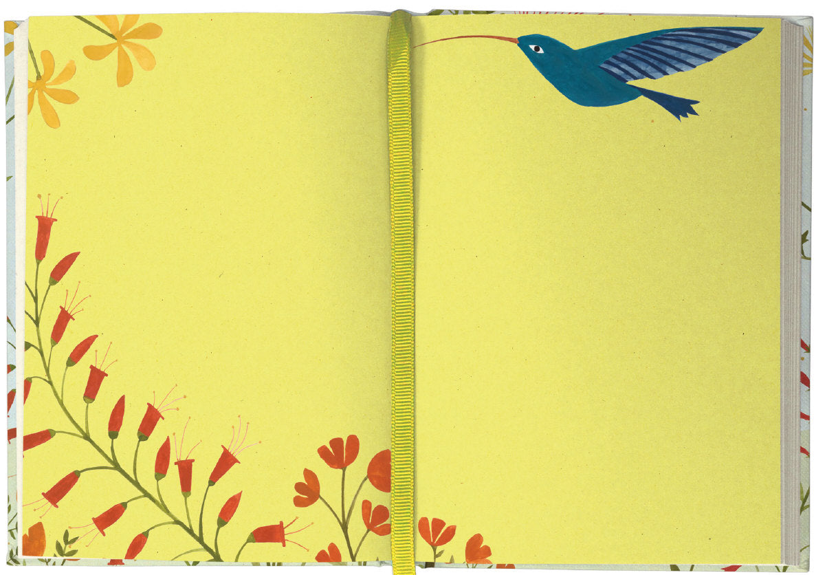 Roger la Borde Hummingbird Illustrated Journal featuring artwork by Lara Hawthorne