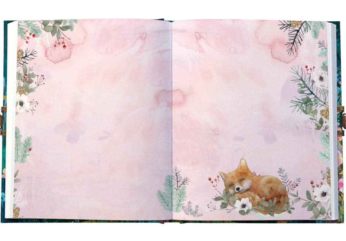 Roger la Borde Moonlit Meadow Lockable Notebook featuring artwork by Kendra Binney