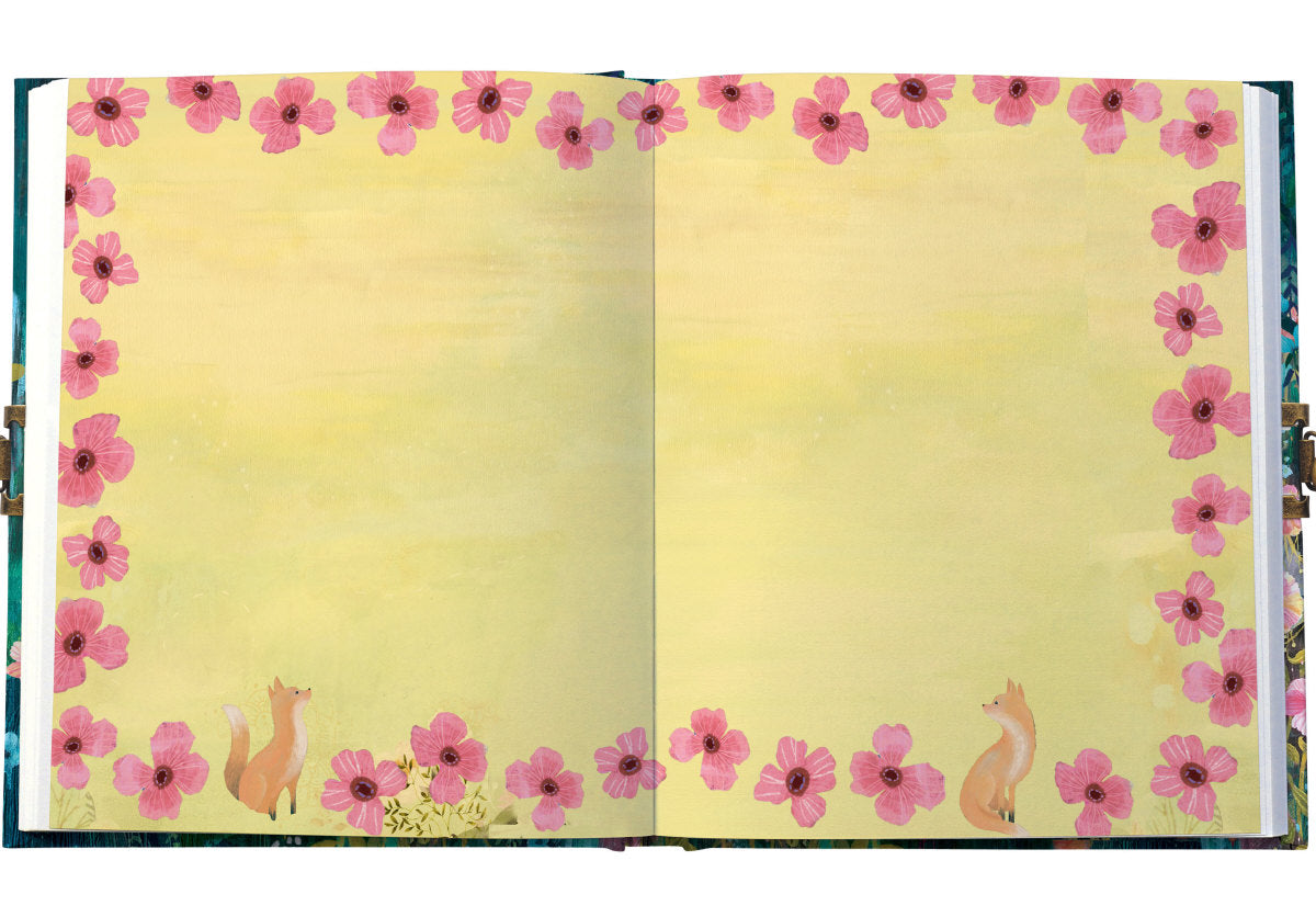 Roger la Borde Moonlit Meadow Lockable Notebook featuring artwork by Kendra Binney