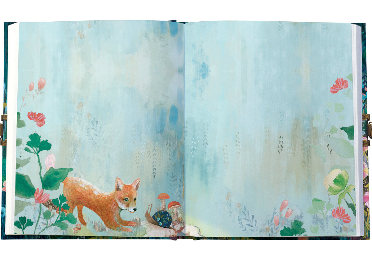 Roger la Borde Moonlit Meadow Lockable Notebook featuring artwork by Kendra Binney