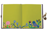 Roger la Borde Birdsong Lockable Notebook featuring artwork by Monika Forsberg