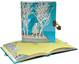 Roger la Borde Scissors Paper Tree Lockable Notebook featuring artwork by Su Blackwell