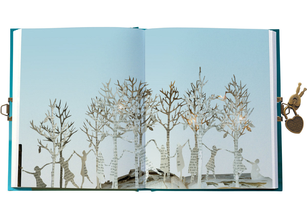 Roger la Borde Scissors Paper Tree Lockable Notebook featuring artwork by Su Blackwell