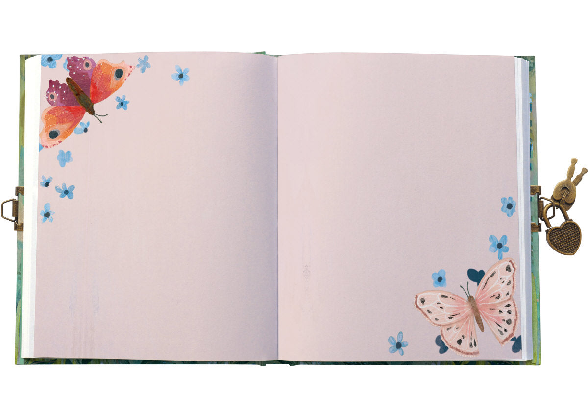 Roger la Borde Butterfly Ball Lockable Notebook featuring artwork by Kendra Binney