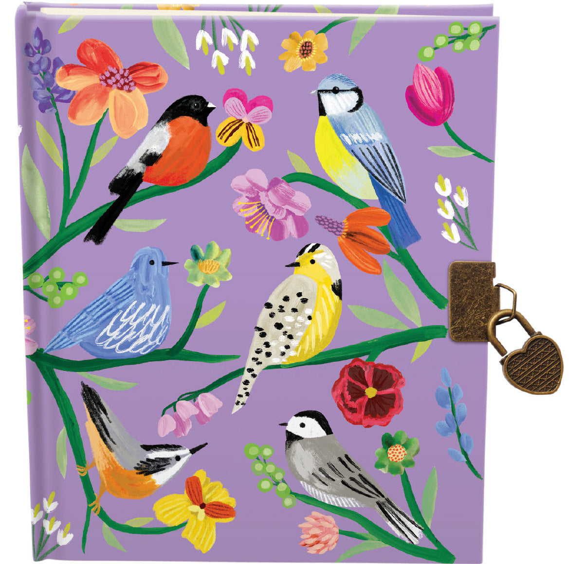 Roger la Borde Birdhaven Lockable Notebook featuring artwork by Katie Vernon