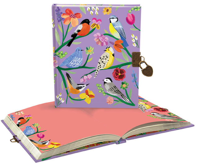 Roger la Borde Birdhaven Lockable Notebook featuring artwork by Katie Vernon