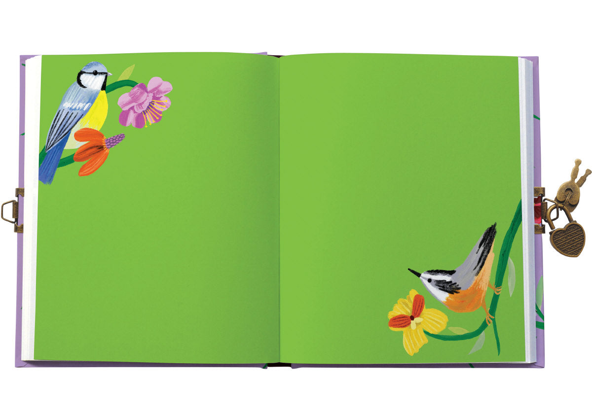 Roger la Borde Birdhaven Lockable Notebook featuring artwork by Katie Vernon