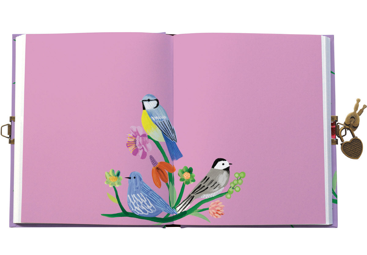 Roger la Borde Birdhaven Lockable Notebook featuring artwork by Katie Vernon