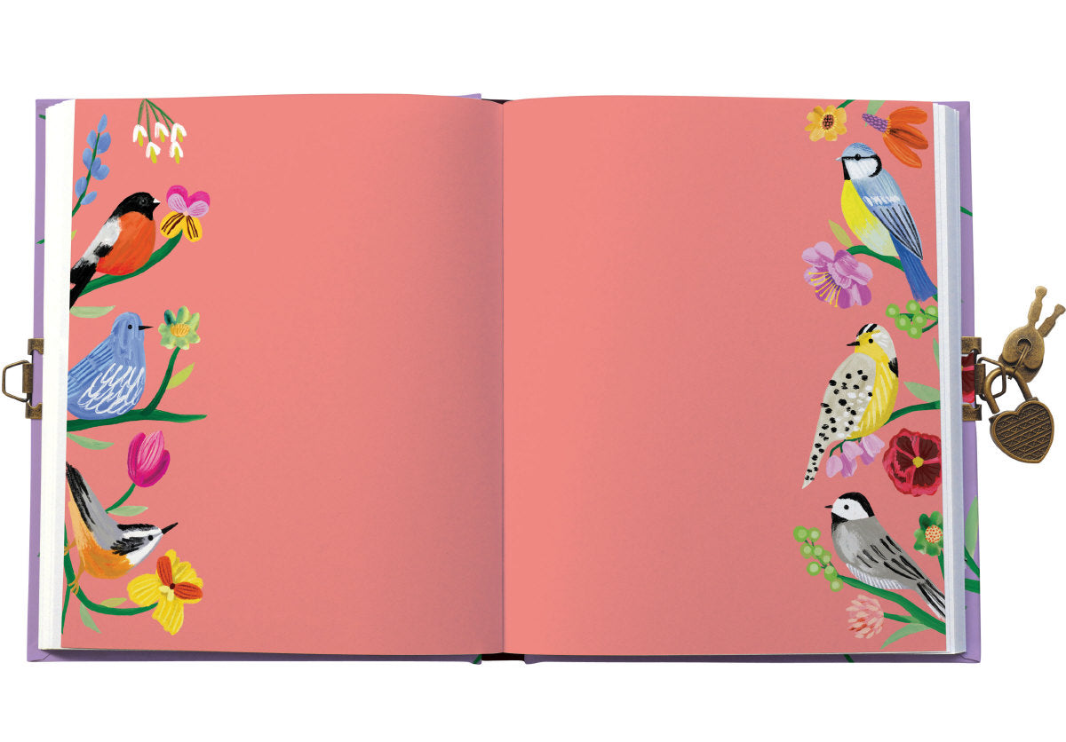 Roger la Borde Birdhaven Lockable Notebook featuring artwork by Katie Vernon