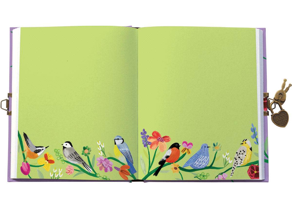 Roger la Borde Birdhaven Lockable Notebook featuring artwork by Katie Vernon