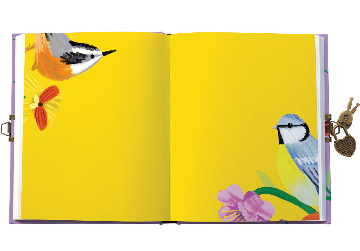 Roger la Borde Birdhaven Lockable Notebook featuring artwork by Katie Vernon