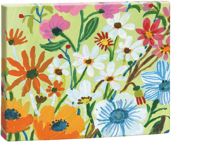 Roger la Borde Flower Field Chic Notecard Box featuring artwork by Carolyn Gavin