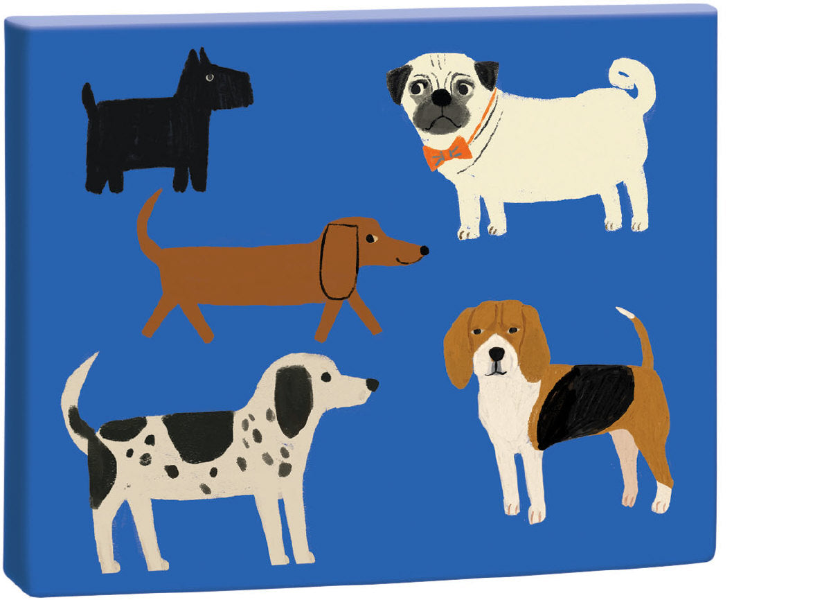 Roger la Borde Shaggy Dogs Chic Notecard Box featuring artwork by Anne Bentley