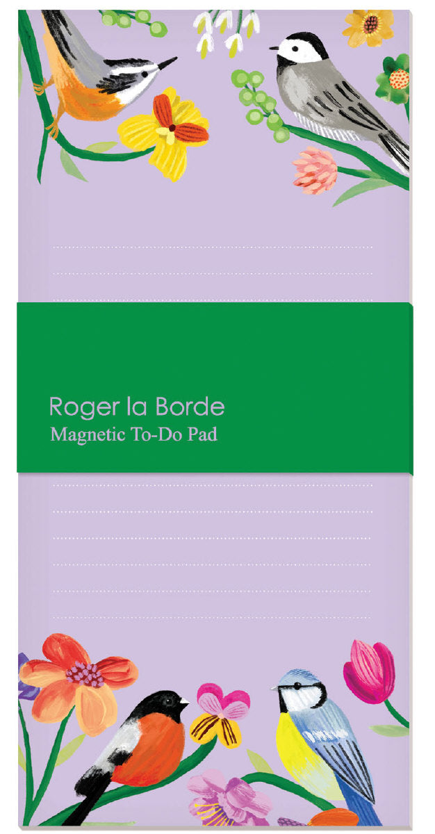 Roger la Borde Birdhaven To-Do Notepad featuring artwork by Katie Vernon