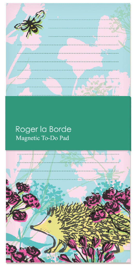 Roger la Borde Woodland Journal Magnet Notepad featuring artwork by MCS
