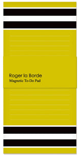 Roger la Borde Riviera To-Do Notepad featuring artwork by Roger la Borde