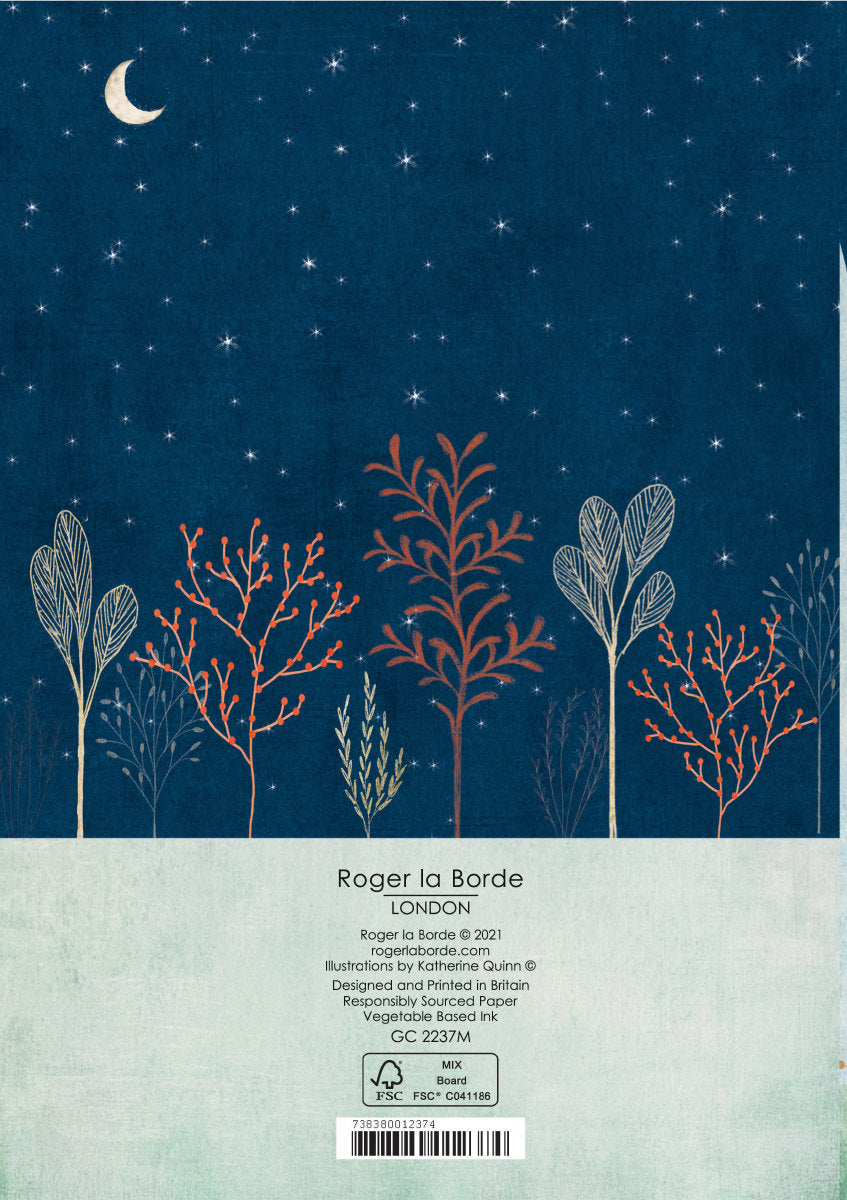 Roger la Borde Night and Day Greeting Card featuring artwork by Katherine Quinn