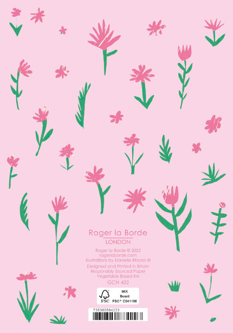 Roger la Borde Daisychain Petite Card featuring artwork by Danielle Rhoda