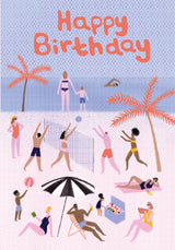 Roger la Borde Sunday Morning Petite Card featuring artwork by Aura Lewis