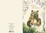 Roger la Borde Flying Bear Petite Card featuring artwork by Elise Hurst