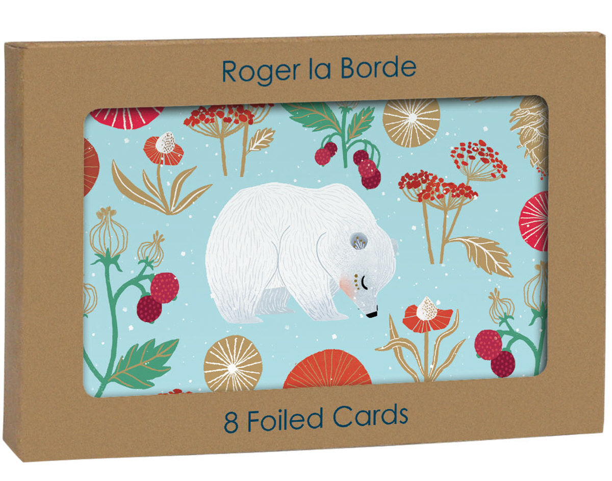 Roger la Borde Little Bear Gold Foil Card Pack featuring artwork by Antoana Oreski