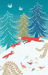 Roger la Borde Christmas Gold Foil Card Pack featuring artwork by Roger la Borde