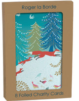 Roger la Borde Christmas Gold Foil Card Pack featuring artwork by Roger la Borde