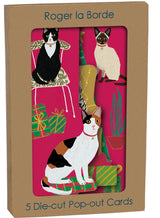 Roger la Borde Pretty Paws Tri-fold Card Pack featuring artwork by Anne Bentley