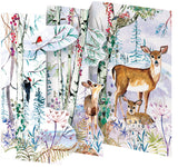 Roger la Borde Wild Winters Song Tri-fold Card Pack featuring artwork by Fay Ford