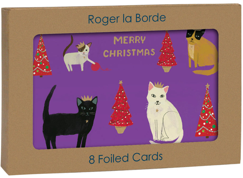 Roger la Borde Pretty Paws Gold Foil Card Pack featuring artwork by Anne Bentley