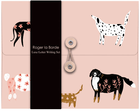 Roger la Borde Cinnamon and Ginger Writing Paper Set featuring artwork by Holly Jolley