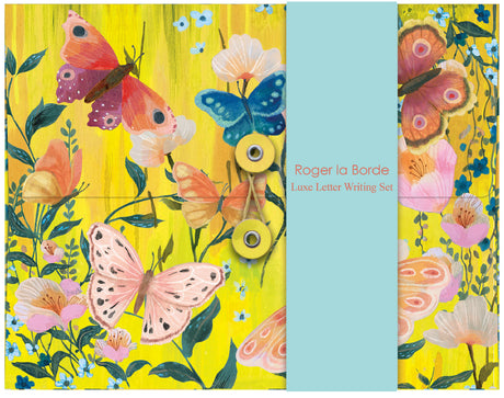 Roger la Borde Butterfly Ball Writing Paper Set featuring artwork by Kendra Binney