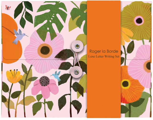 Roger la Borde Sunday Morning Writing Paper Set featuring artwork by Aura Lewis