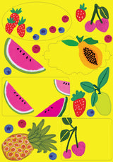 Roger la Borde Cute Fruit Writing Paper Set featuring artwork by Anne Bentley