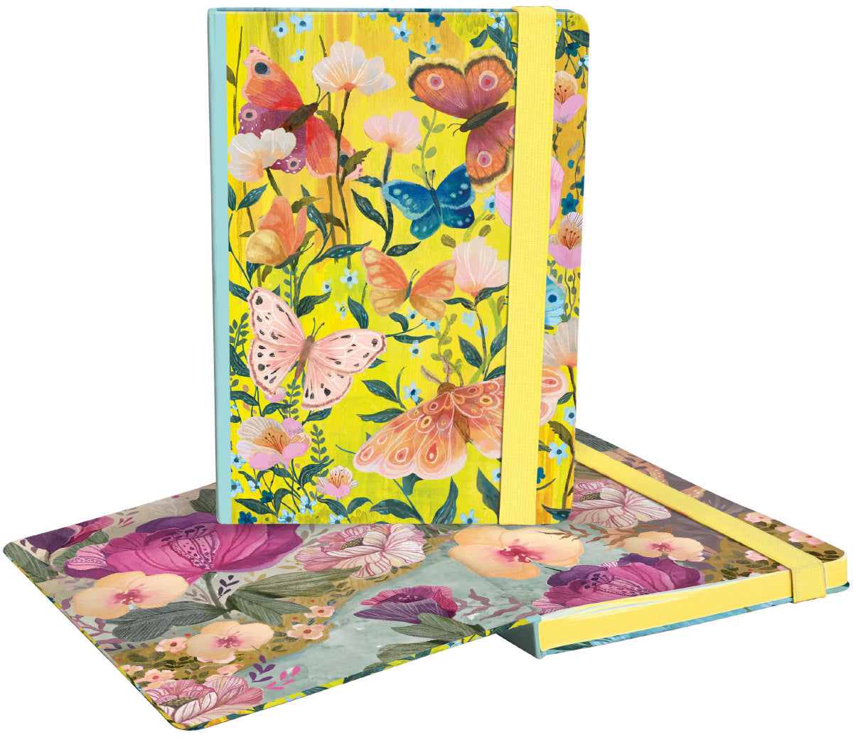 Roger la Borde Butterfly Ball A5 Hardback Journal with elastic binder featuring artwork by Kendra Binney